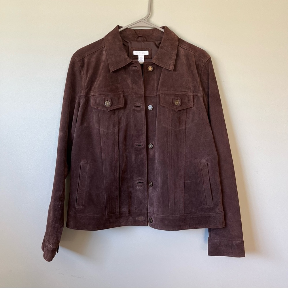 Vintage Brown Suede Jacket